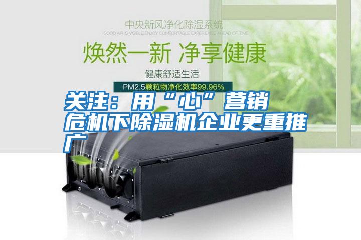 關(guān)注:用“心”營銷 危機(jī)下除濕機(jī)企業(yè)更重推廣