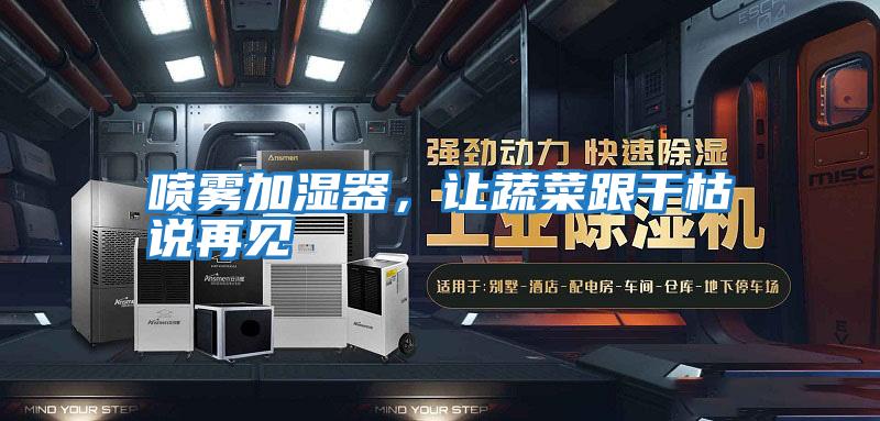 噴霧加濕器,讓蔬菜跟干枯說(shuō)再見(jiàn)