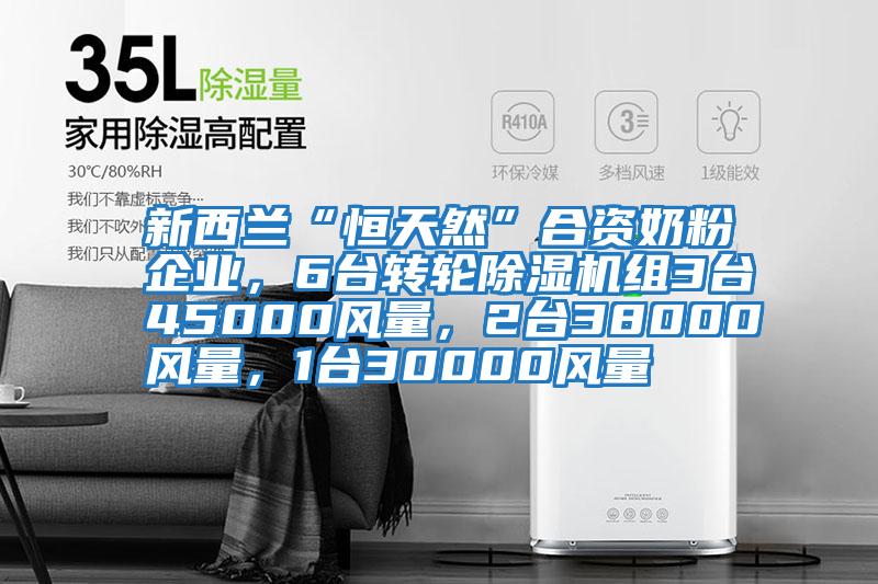 新西蘭“恒天然”合資奶粉企業，6臺轉輪除濕機組3臺45000風量，2臺38000風量，1臺30000風量