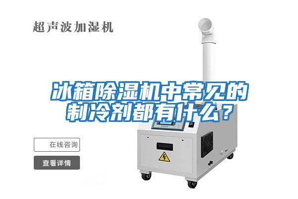 冰箱除濕機中常見的制冷劑都有什么？