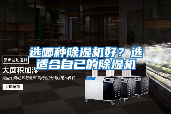 選哪種除濕機好?選適合自已的除濕機