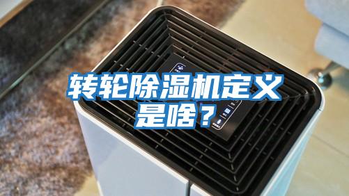 轉(zhuǎn)輪除濕機定義是啥？
