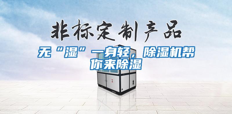 無“濕”一身輕，除濕機幫你來除濕