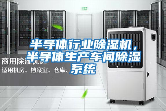 半導(dǎo)體行業(yè)除濕機(jī),半導(dǎo)體生產(chǎn)車間除濕系統(tǒng)