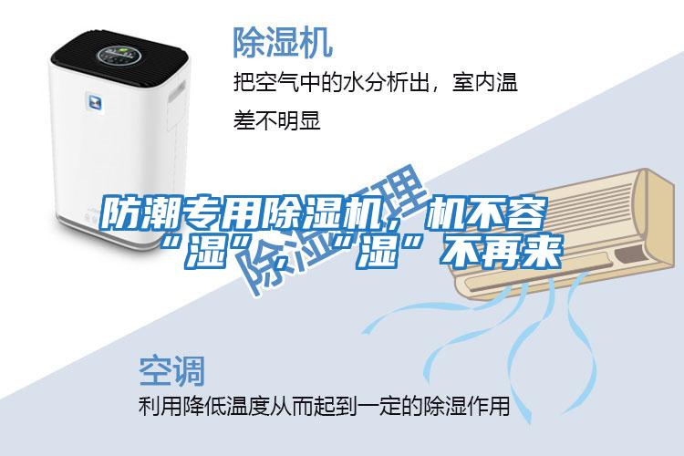 防潮專用除濕機，機不容“濕”，“濕”不再來