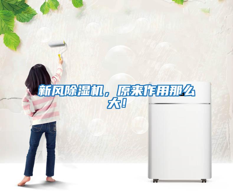 新風(fēng)除濕機(jī)，原來作用那么大！