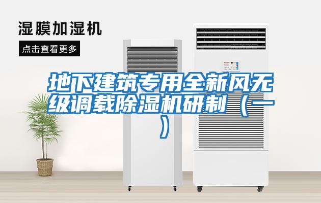 地下建筑專用全新風(fēng)無級(jí)調(diào)載除濕機(jī)研制（一）