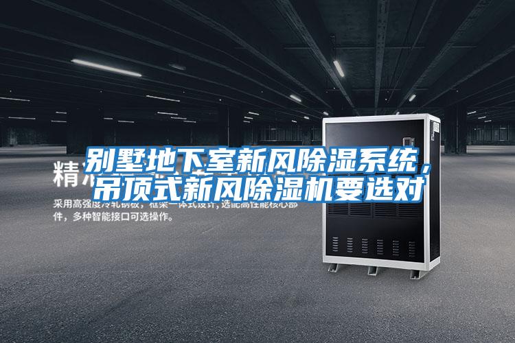 別墅地下室新風除濕系統，吊頂式新風除濕機要選對