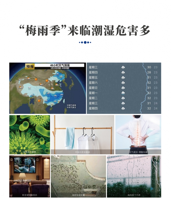 梅雨季潮濕，也能讓房間快速干爽