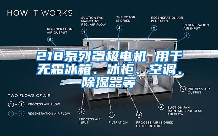 218系列罩極電機 用于無霜冰箱、冰柜、空調、除濕器等