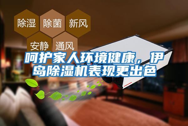 呵護家人環境健康，伊島除濕機表現更出色