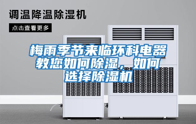 梅雨季節來臨環科電器教您如何除濕,如何選擇除濕機