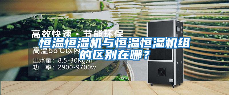 恒溫恒濕機與恒溫恒濕機組的區(qū)別在哪？