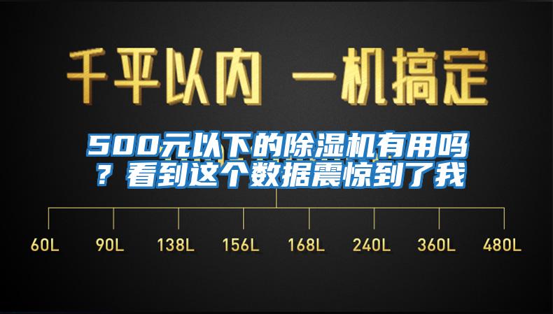 500元以下的除濕機有用嗎？看到這個數據震驚到了我