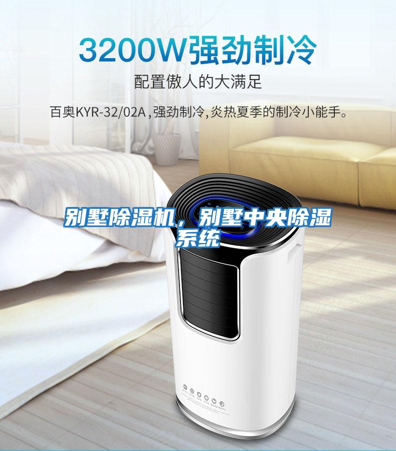 別墅除濕機，別墅中央除濕系統