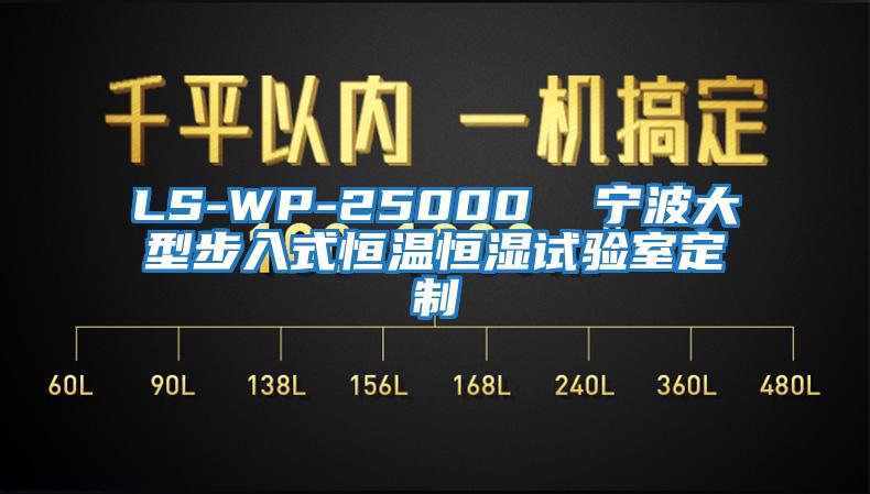 LS-WP-25000 寧波大型步入式恒溫恒濕試驗室定制