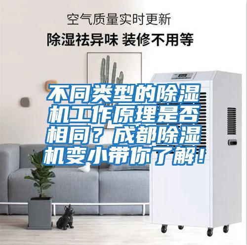 不同類型的除濕機工作原理是否相同？成都除濕機變小帶你了解！