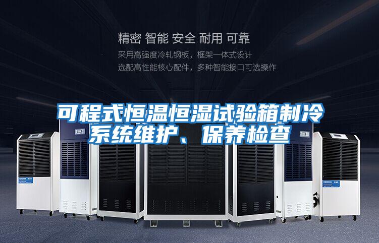 可程式恒溫恒濕試驗(yàn)箱制冷系統(tǒng)維護(hù)、保養(yǎng)檢查