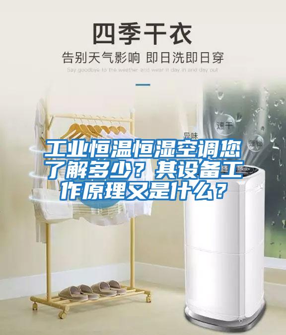 工業(yè)恒溫恒濕空調您了解多少？其設備工作原理又是什么？