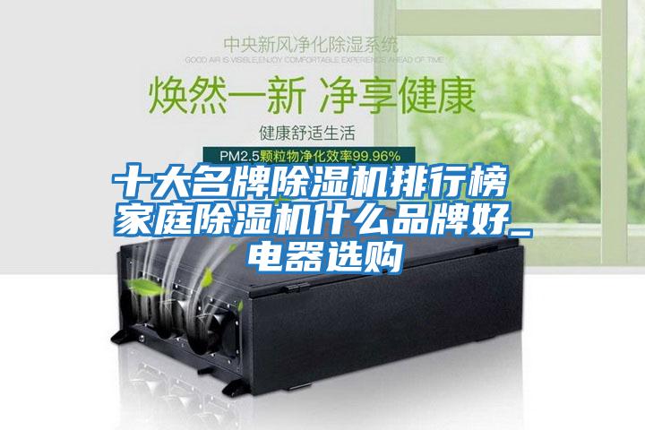 十大名牌除濕機(jī)排行榜 家庭除濕機(jī)什么品牌好_電器選購