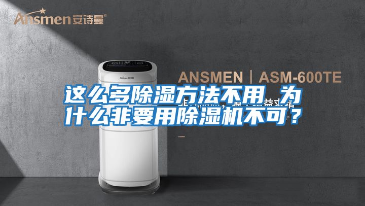 這么多除濕方法不用 為什么非要用除濕機(jī)不可?