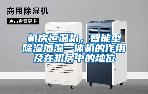 機(jī)房恒濕機(jī)，智能型除濕加濕一體機(jī)的作用及在機(jī)房中的地位