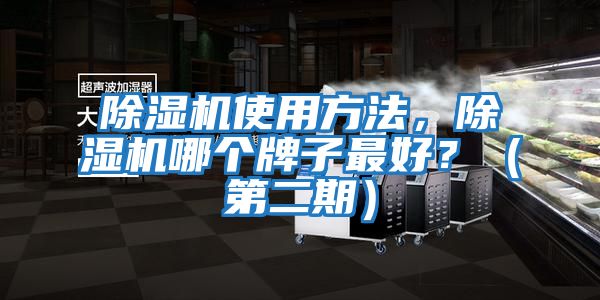 除濕機使用方法，除濕機哪個牌子最好？（第二期）