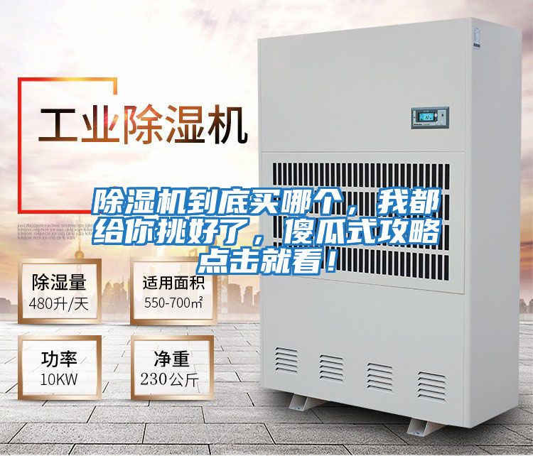 除濕機到底買哪個，我都給你挑好了，傻瓜式攻略點擊就看！