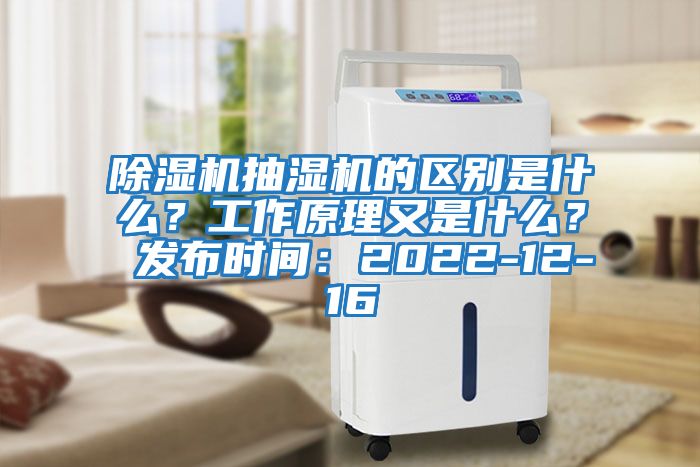 除濕機抽濕機的區別是什么？工作原理又是什么？ 發布時間：2022-12-16