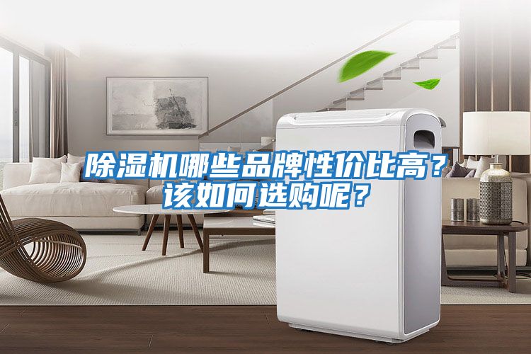 除濕機哪些品牌性價比高？該如何選購呢？